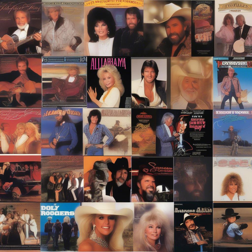 Iconic 80s Country Album Covers