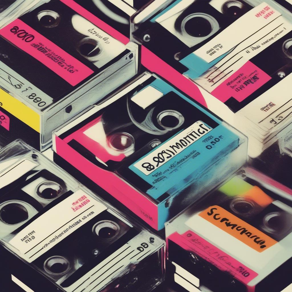 80s Music Cassette Tape