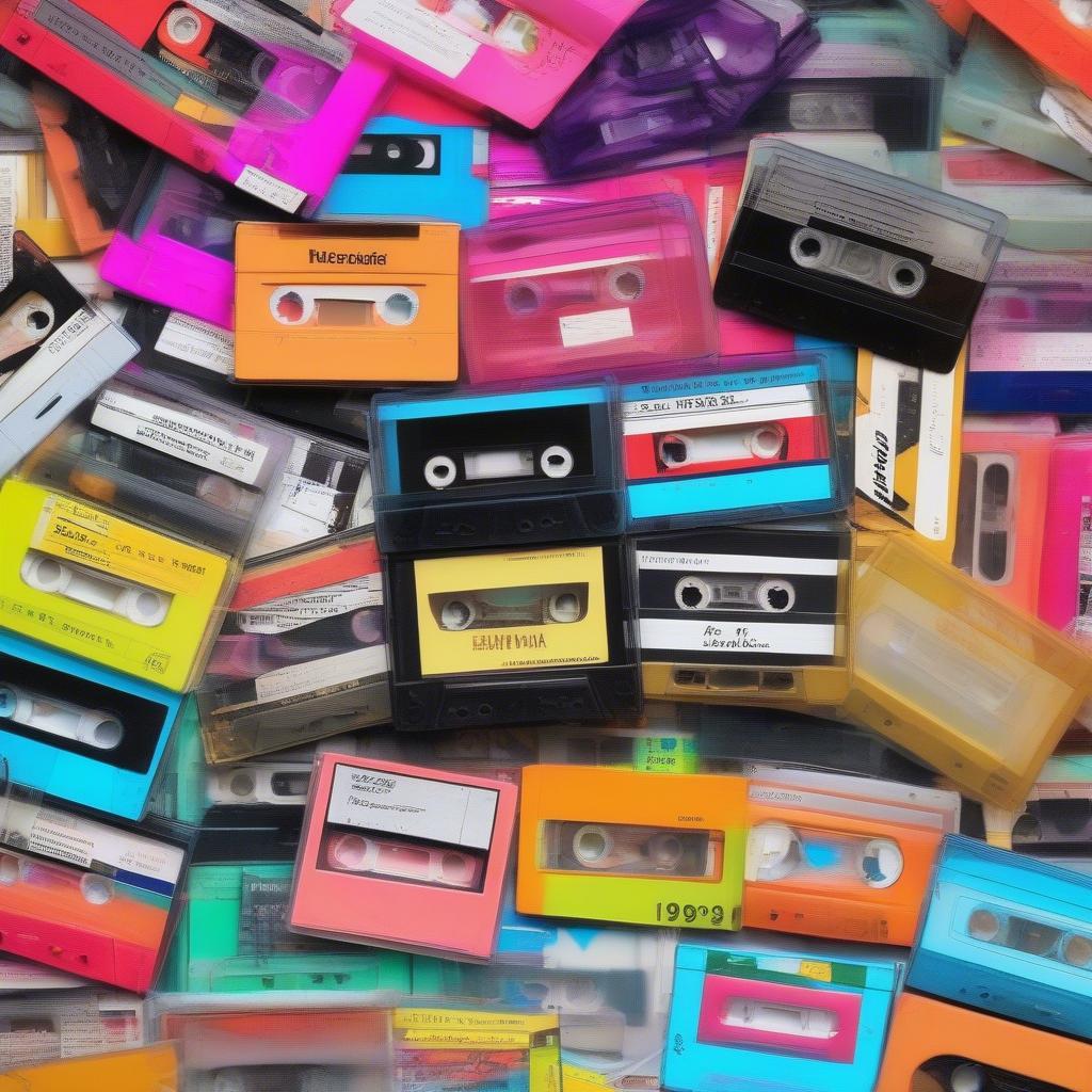 80s Music Cassette Tapes Collection