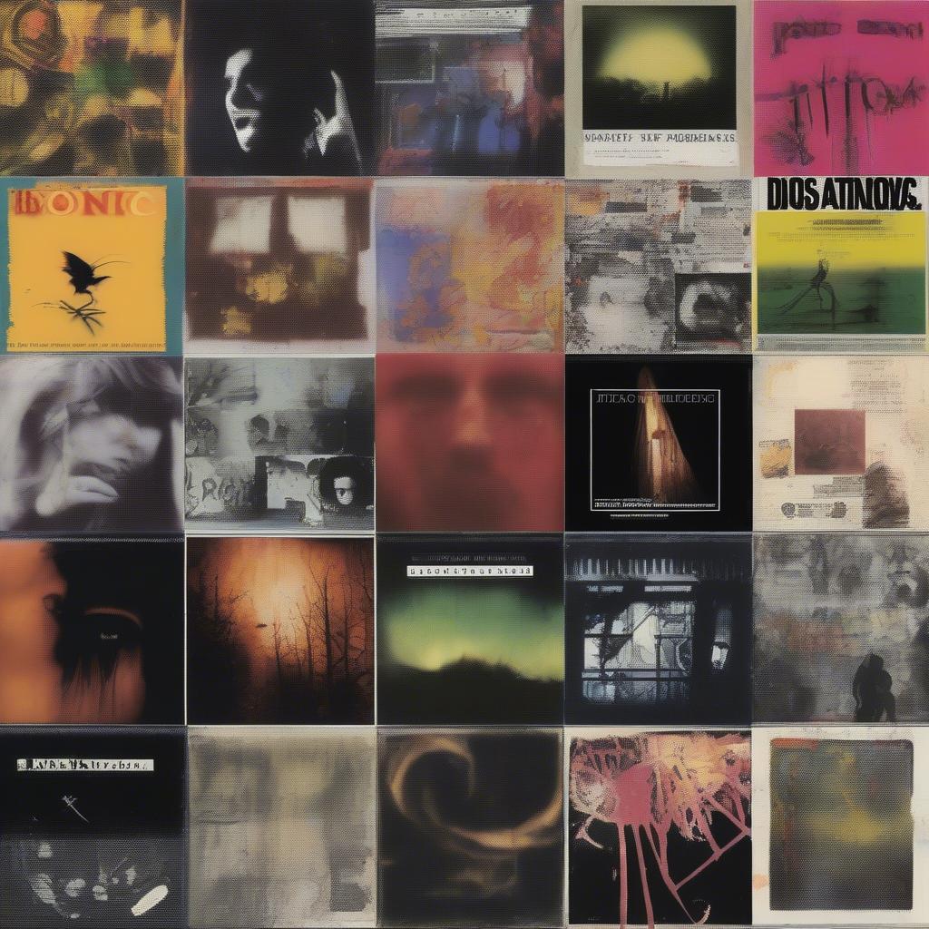 Iconic 90s Grunge Album Covers and Artwork