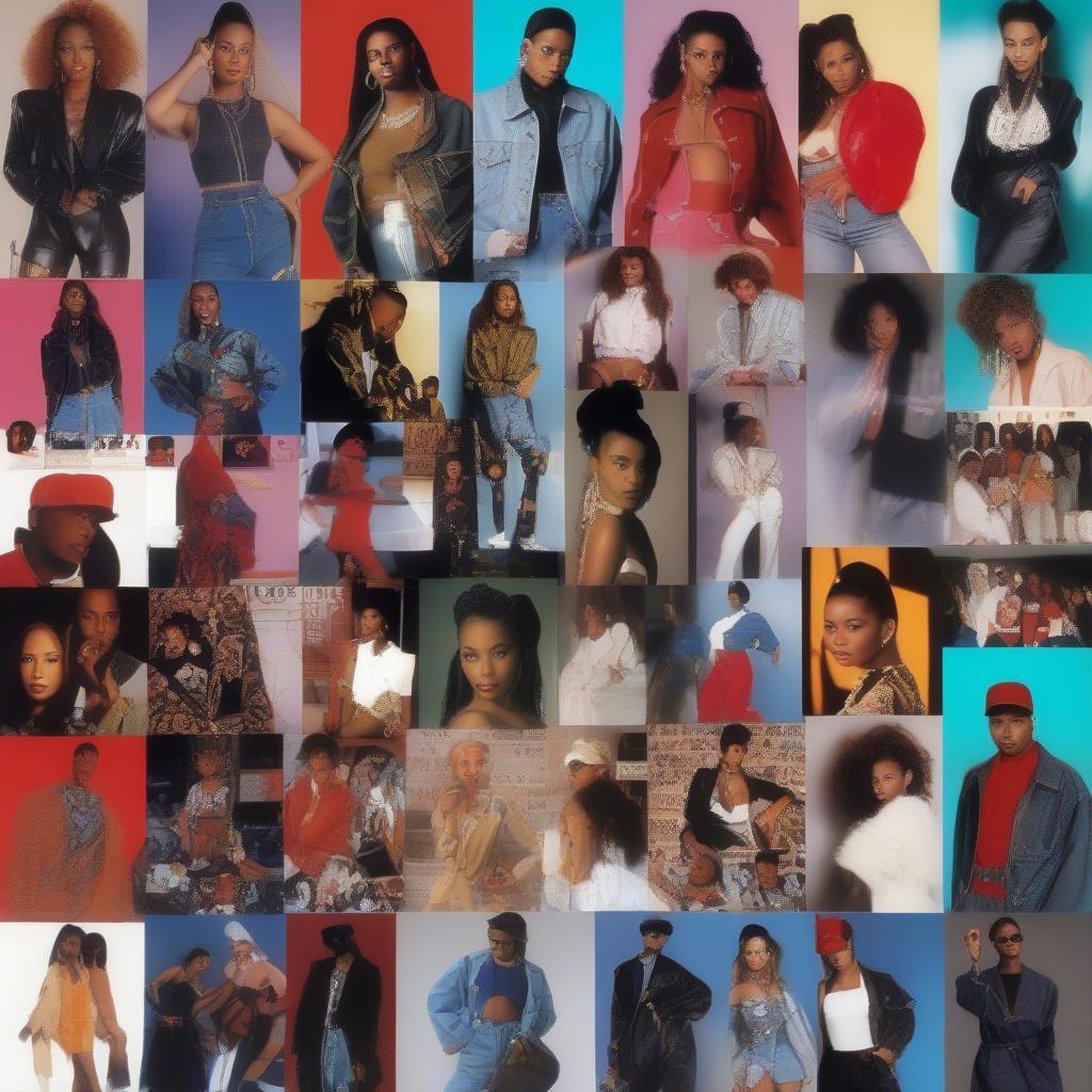 90s R&B Fashion: Showcasing the iconic styles of the era.