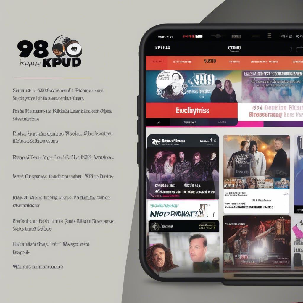 98.9 KUPD App and Website Features