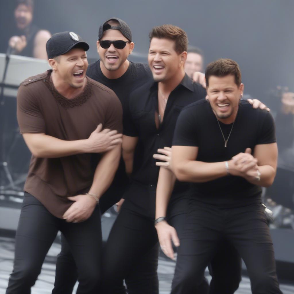 98 Degrees Performing on Their Reunion Tour