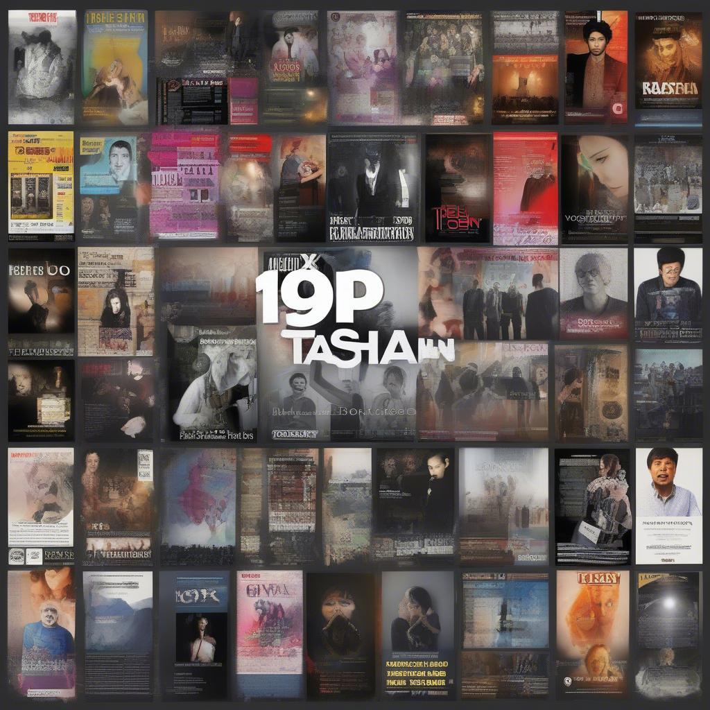 A collage of images showcasing the cultural impact and lasting legacy of 9x Tashan's top ten songs.