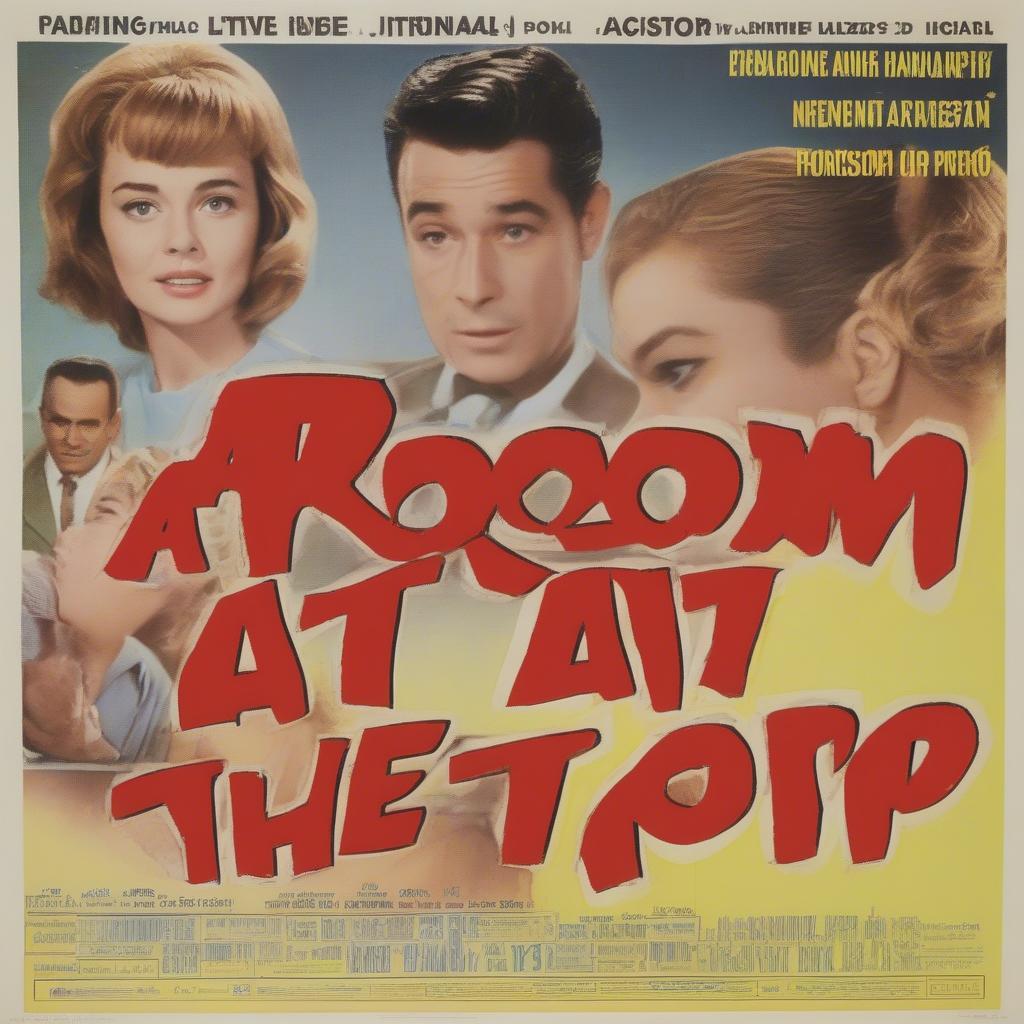 Original film poster for "A Room at the Top"