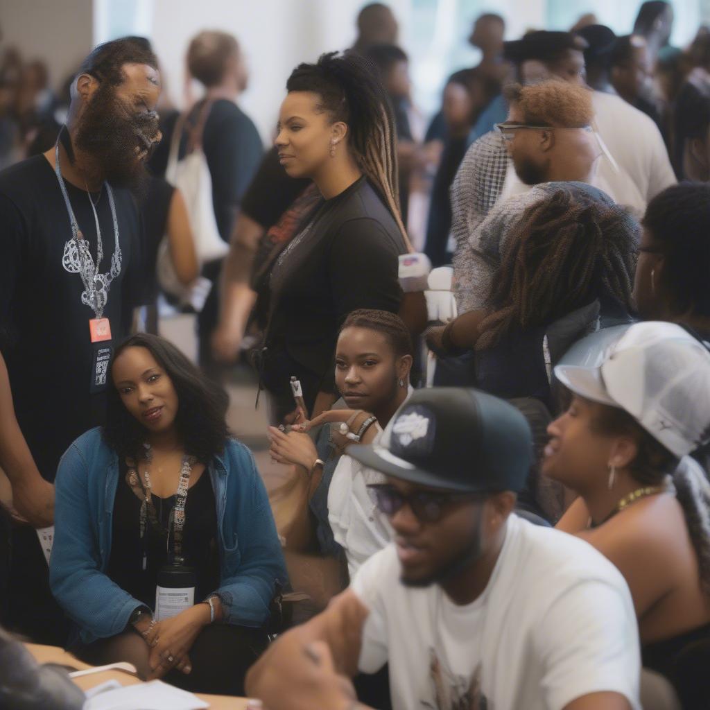 A3C Festival Attendees Networking