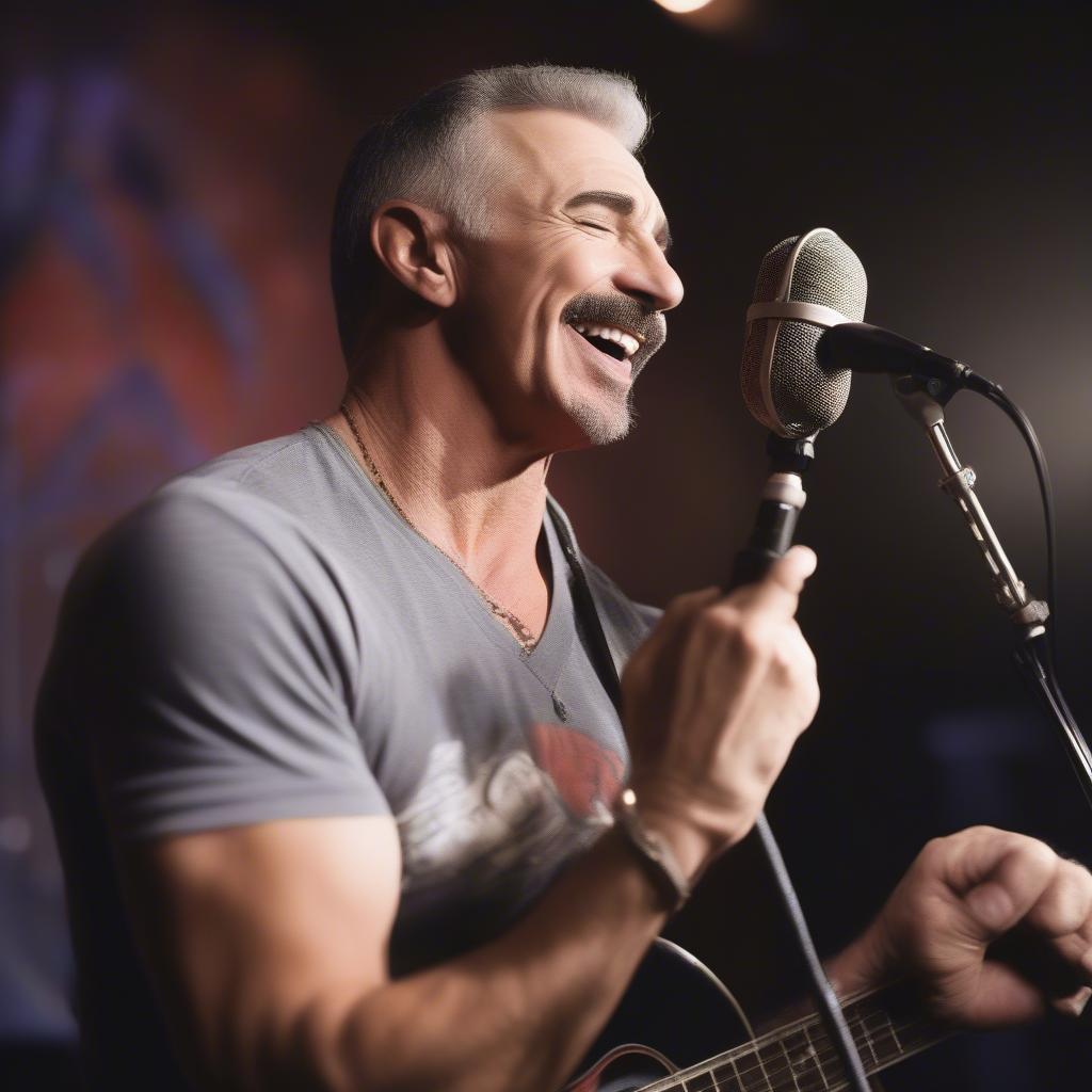 Aaron Tippin singing "There Ain't Nothin' Wrong with the Radio"