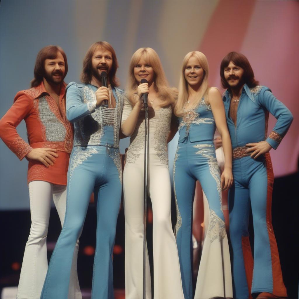 ABBA Winning Eurovision with Waterloo