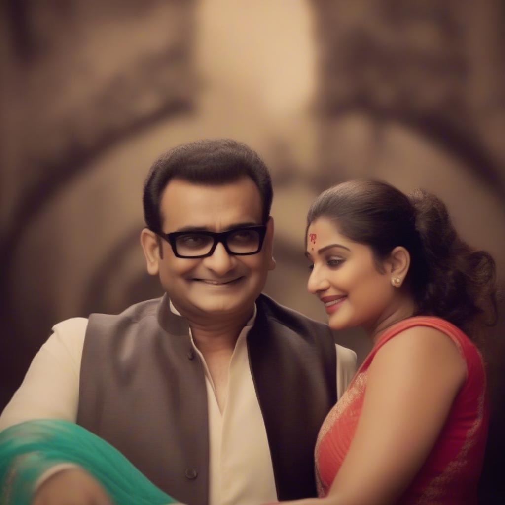 Abhijeet Bhattacharya in a Film Scene