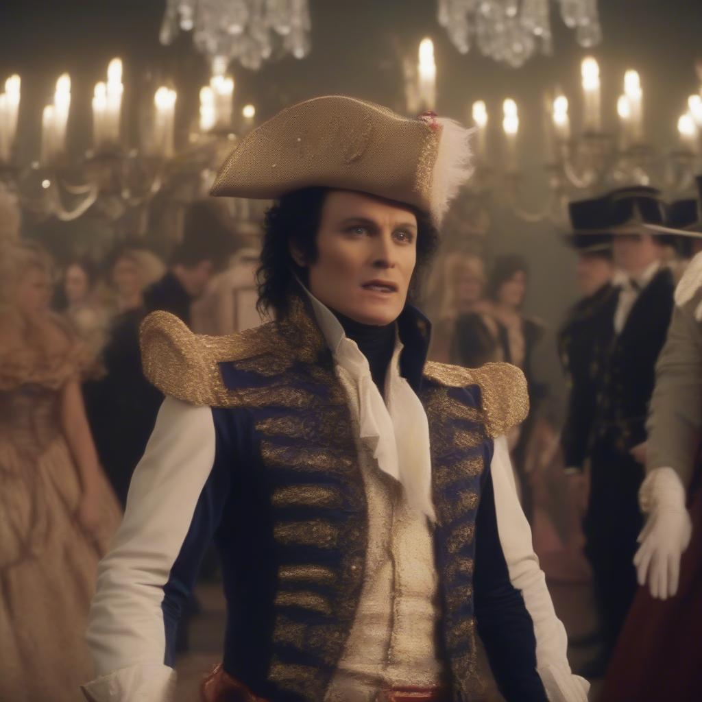 Adam Ant in the "Prince Charming" music video