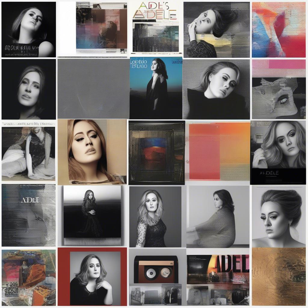 Adele Album Covers