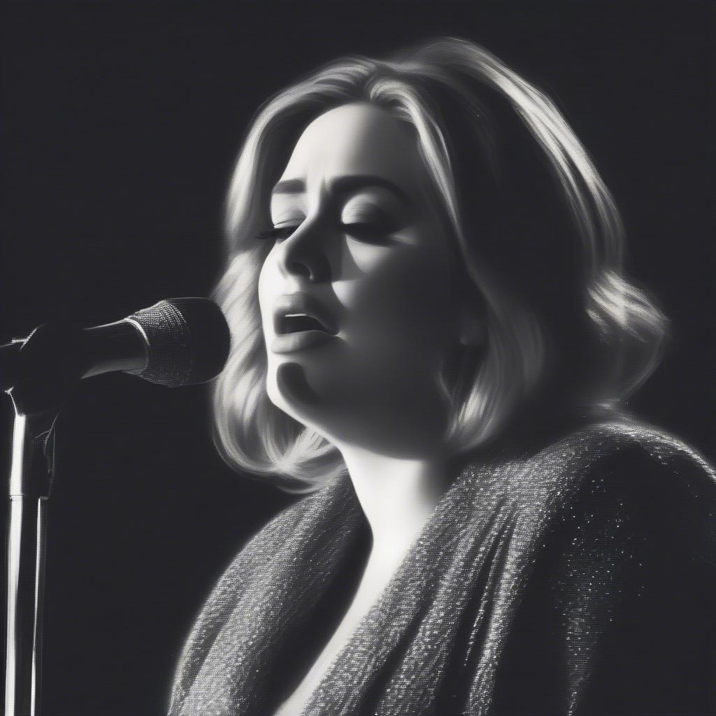 Adele Performing Hello