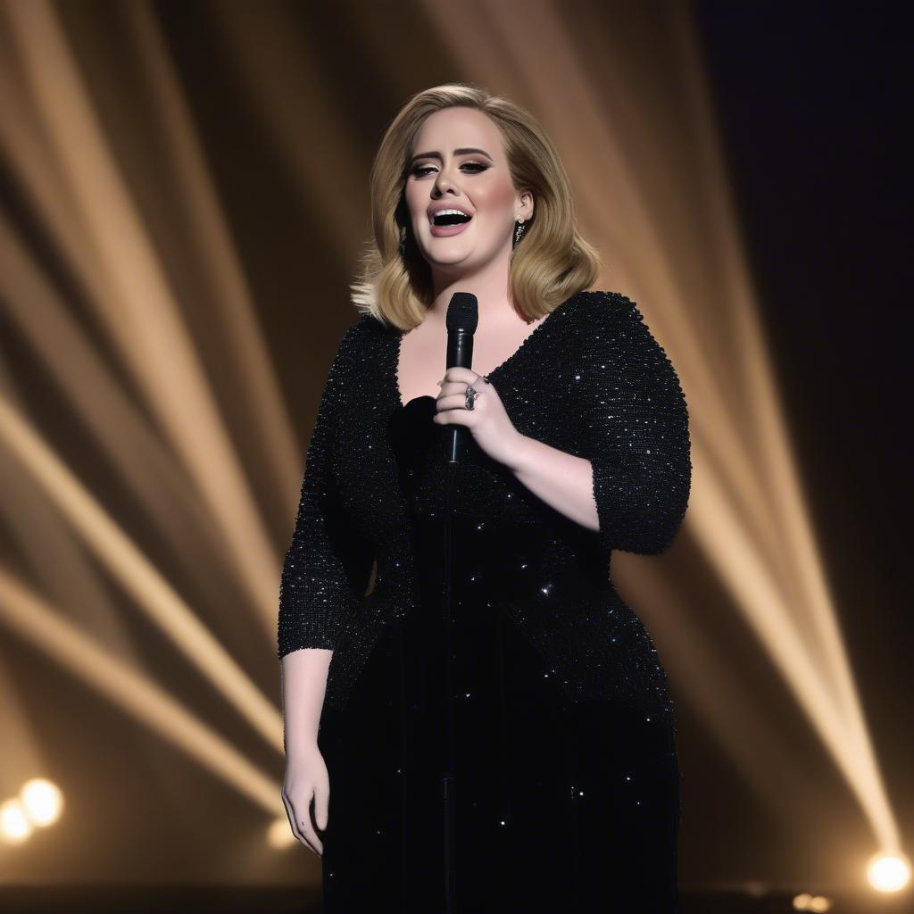 Adele Performing Hello Live