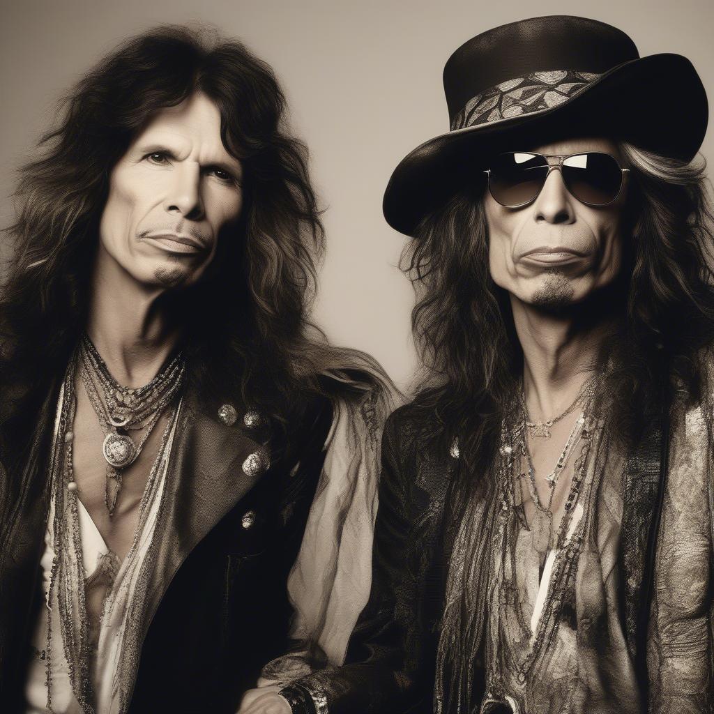 Aerosmith: Steven Tyler and Joe Perry