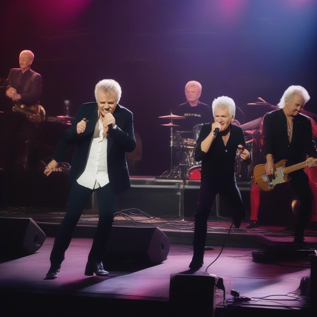 Air Supply performing live on stage