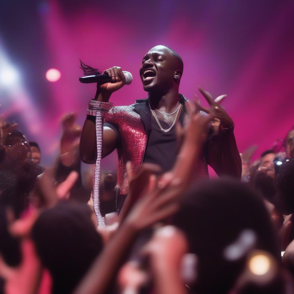 Akon Performing Right Now (Na Na Na)