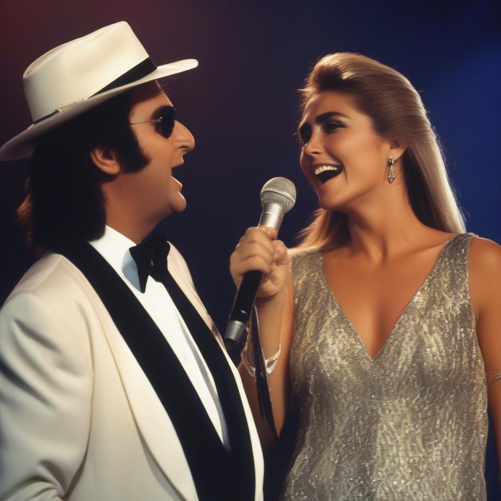 Al Bano and Romina Power Live Performance in the 1980s