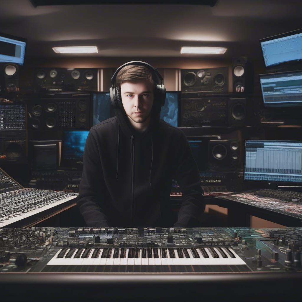 Alan Walker in the Studio