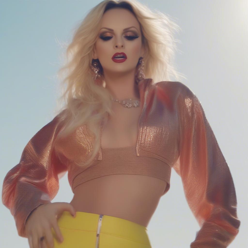 Alexandra Stan in the Get Back (ASAP) music video