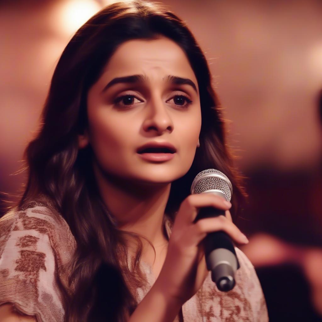 Alia Bhatt singing Samjhawan Unplugged