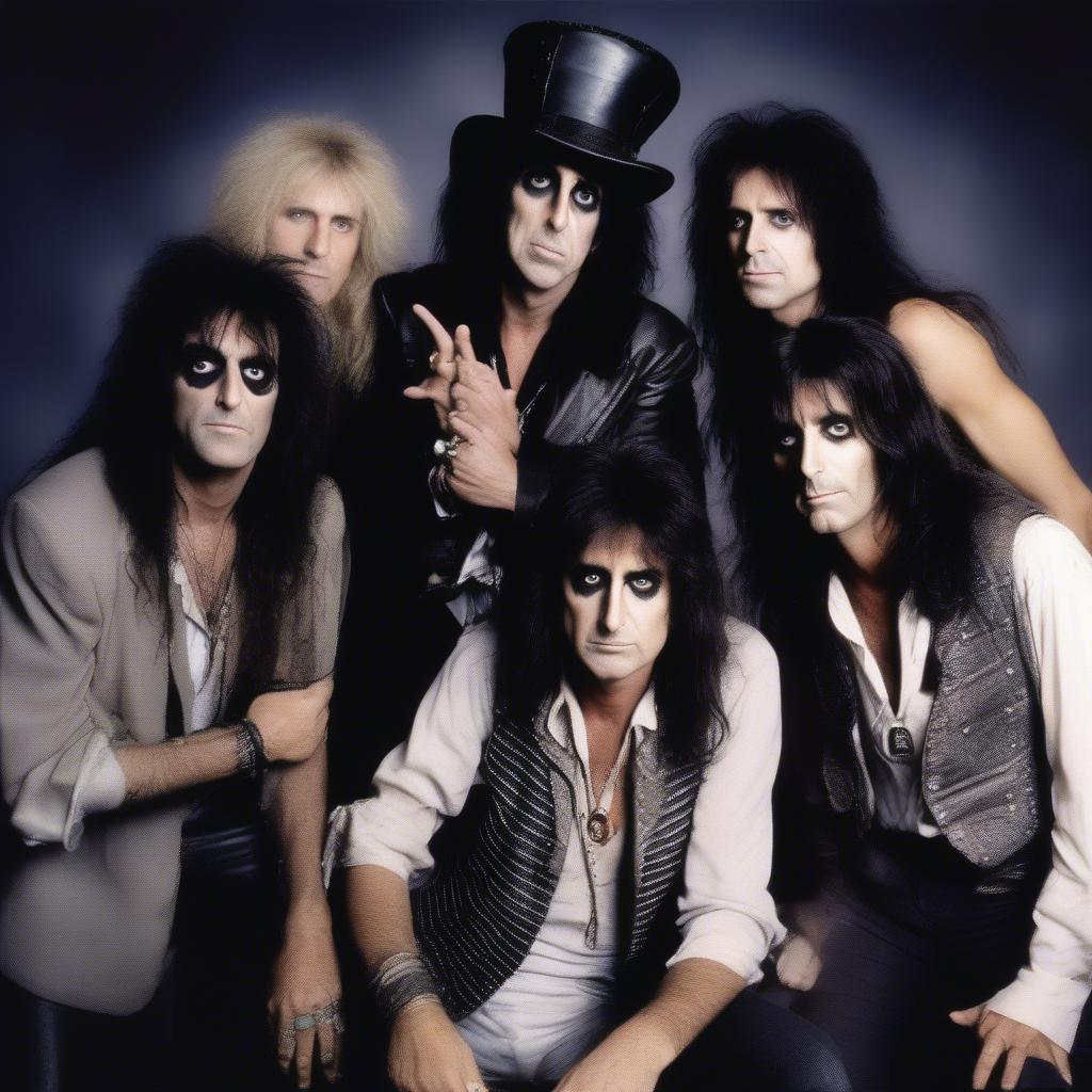 The original Alice Cooper band members posing together