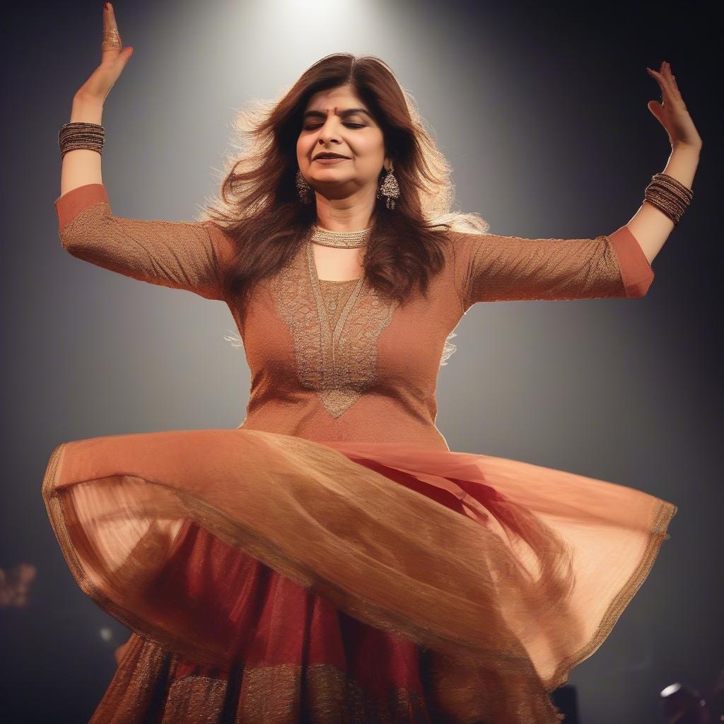 Alka Yagnik in a live concert