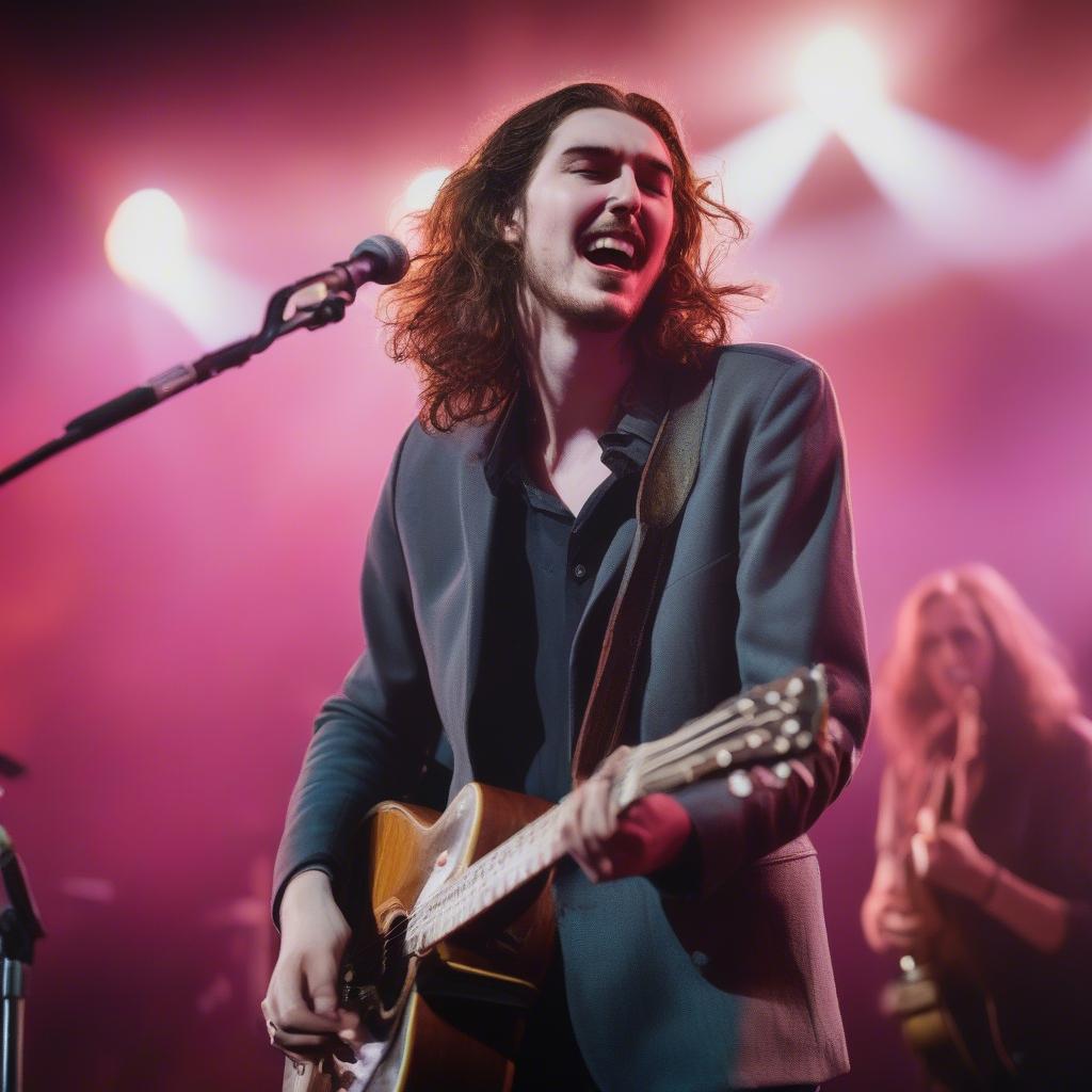 Hozier performing Almost (Sweet Music) live