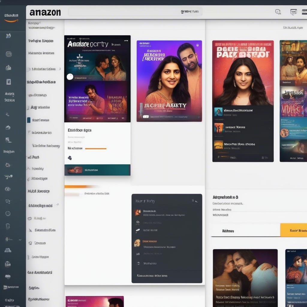 Amazon Music Interface Bollywood Search