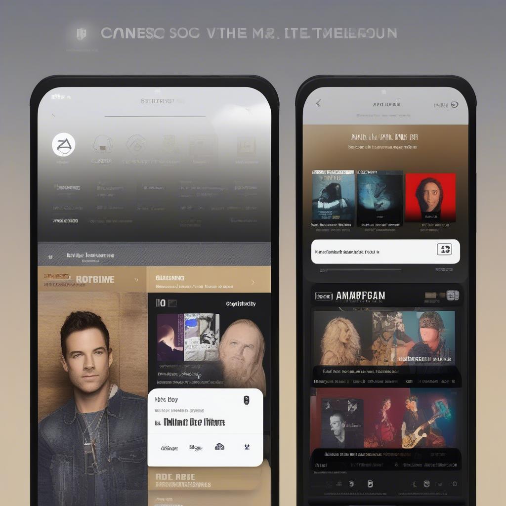 Amp Radio Mobile App Interface