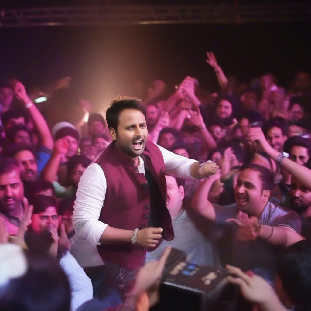 Amrinder Gill and DJ Johal Performing Live