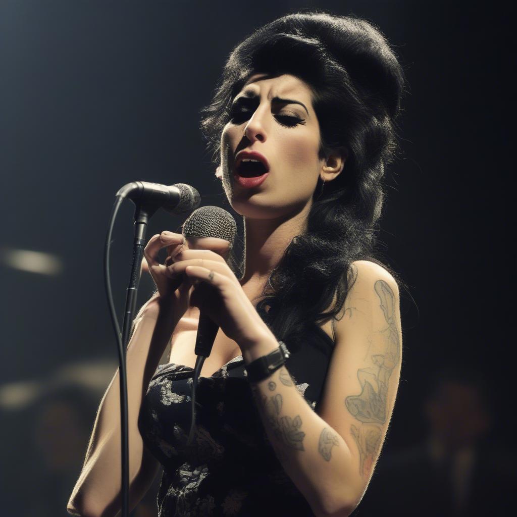 Amy Winehouse performing "Rehab" live