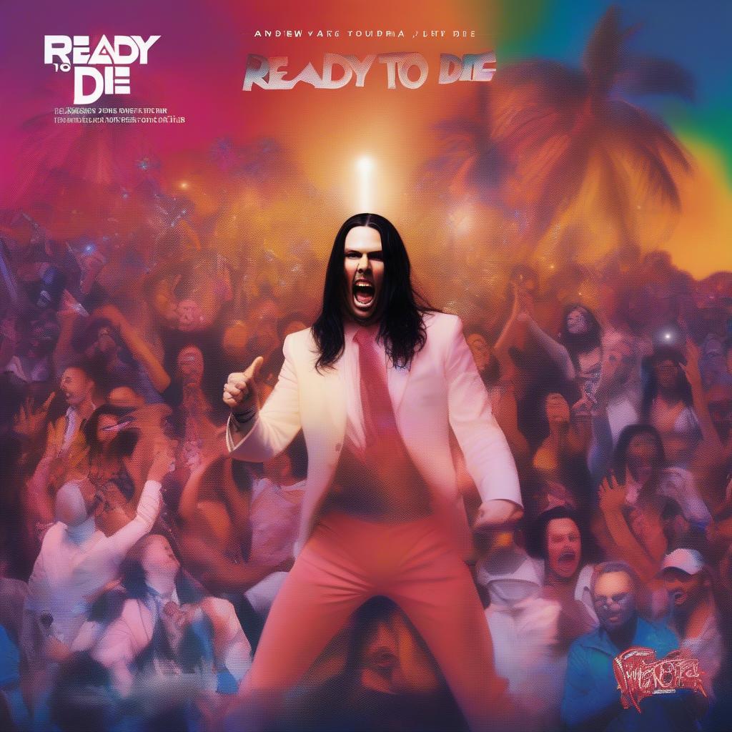 Andrew WK's "Ready to Die" album cover