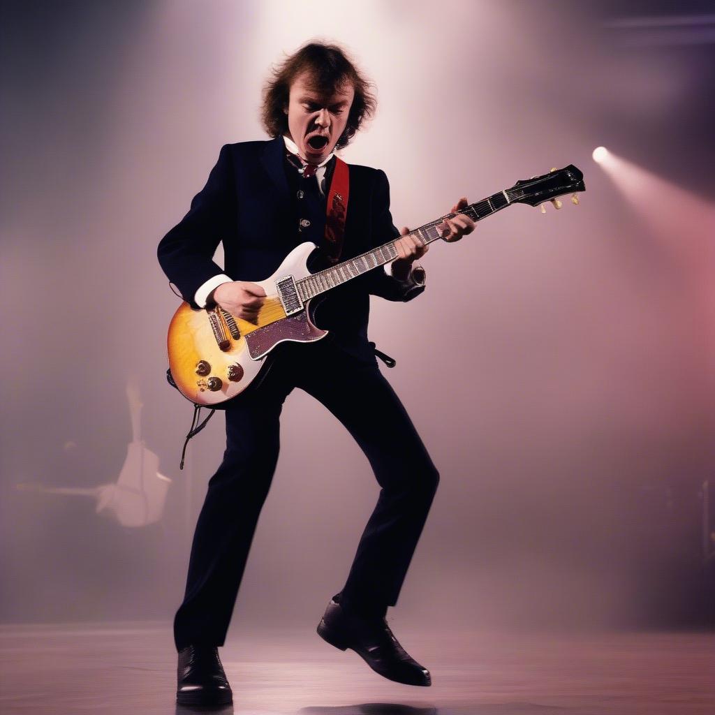 Angus Young Performing Live