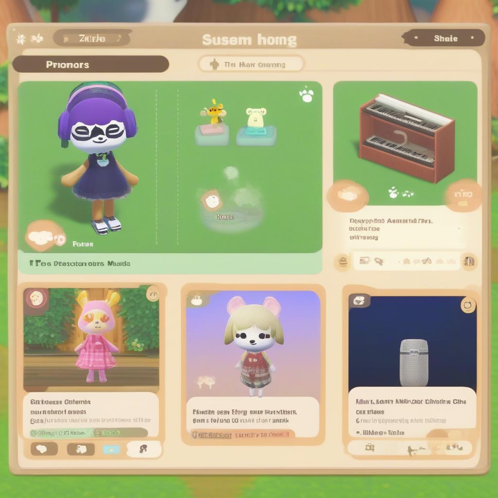 Custom Design Records in Animal Crossing: New Horizons