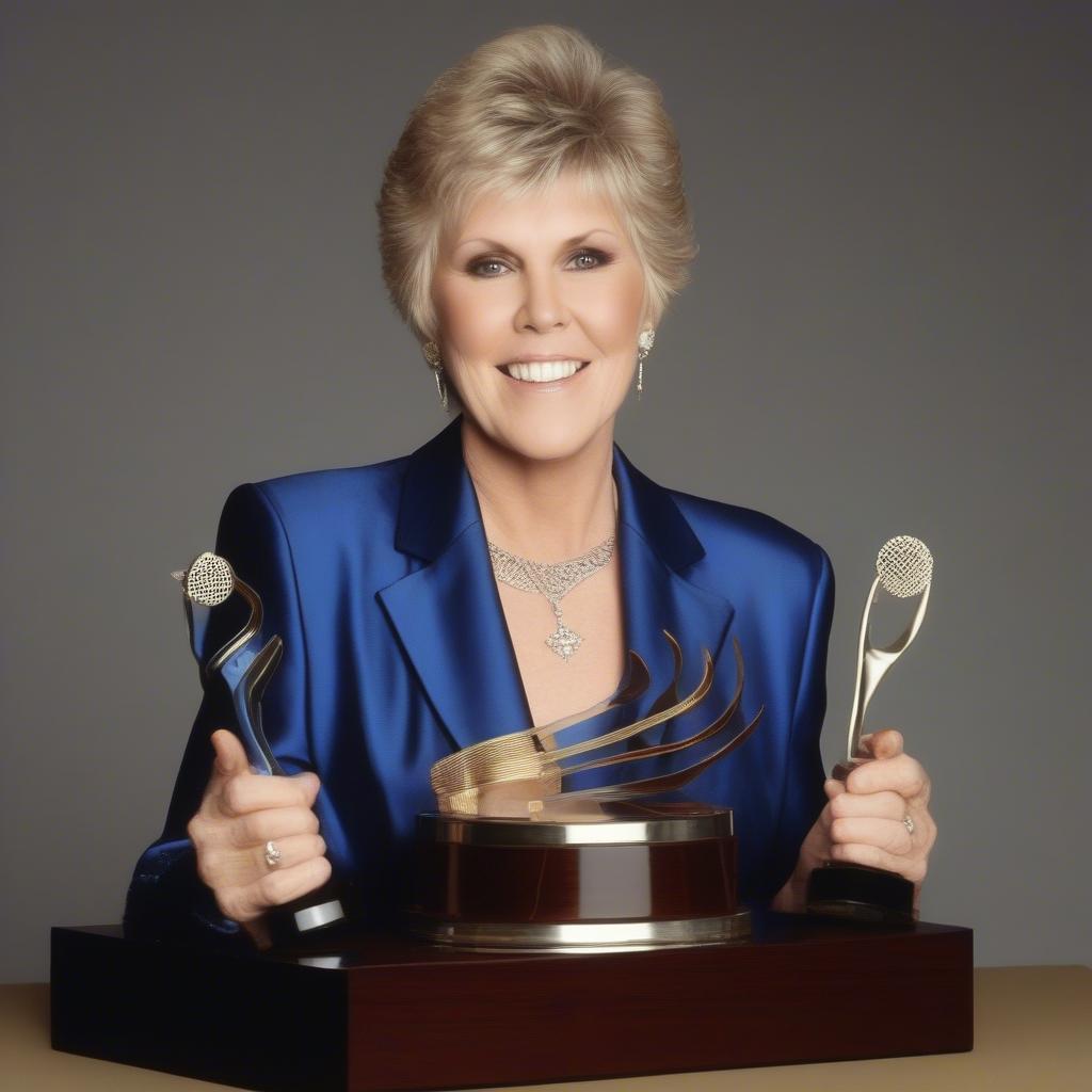 Anne Murray Receiving an Award