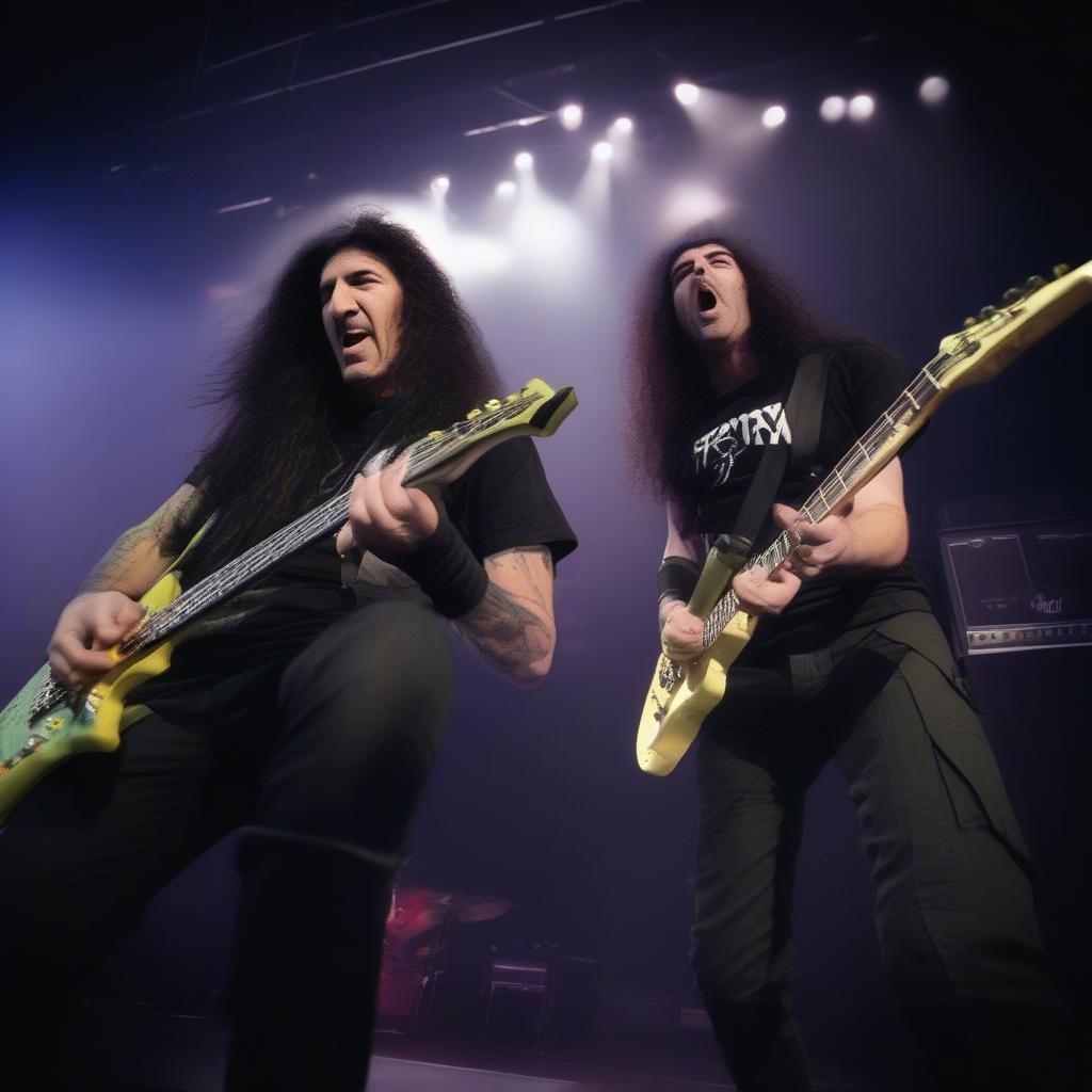 Anthrax live performance during the Among the Living era