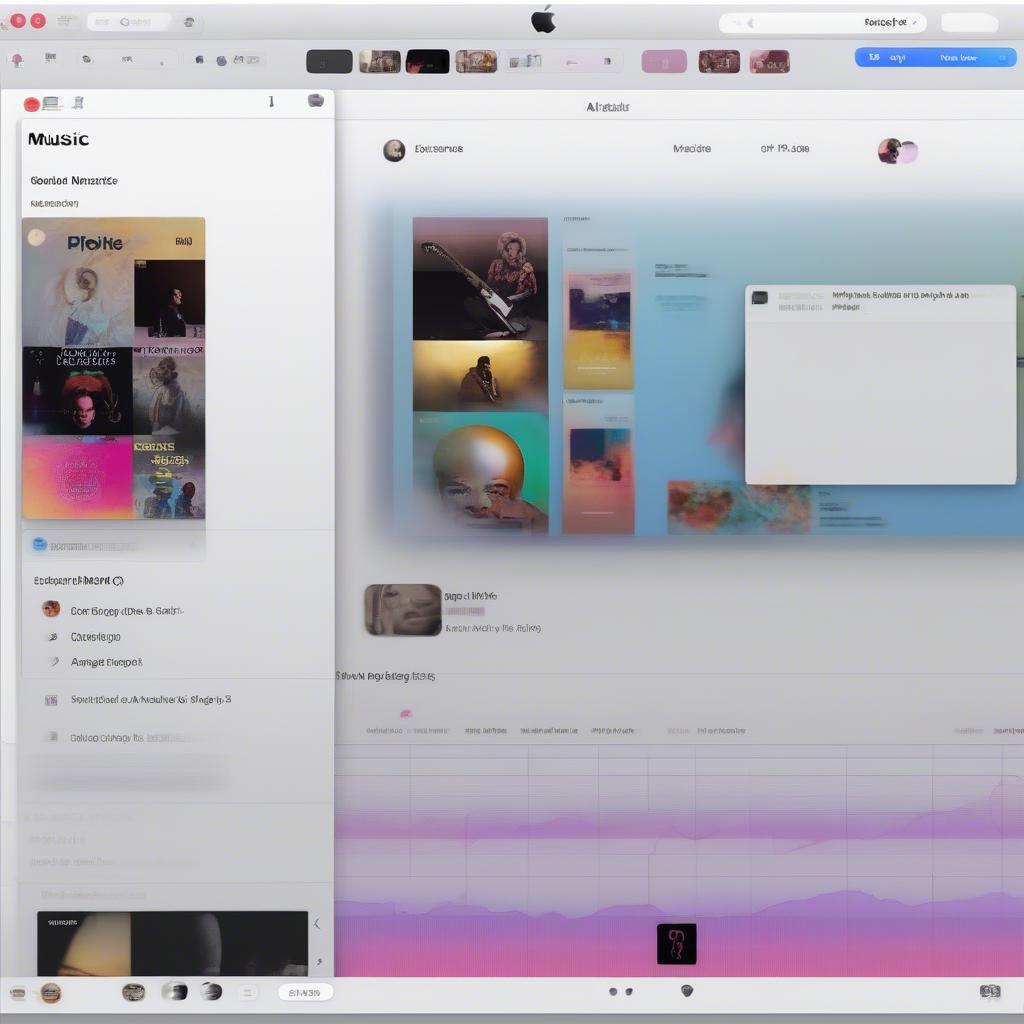 Dragging and Dropping a Song in Apple Music on Mac