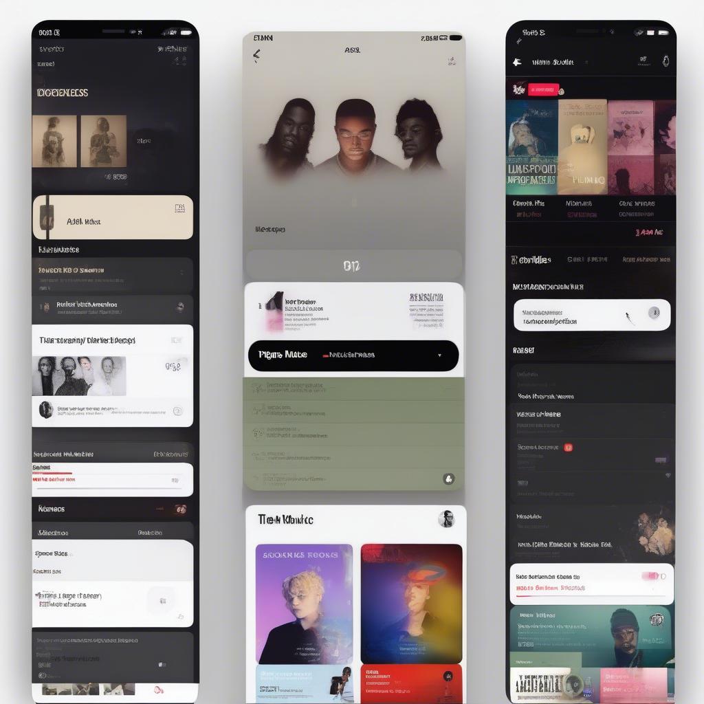 Variety of Apple Music Top Songs Charts