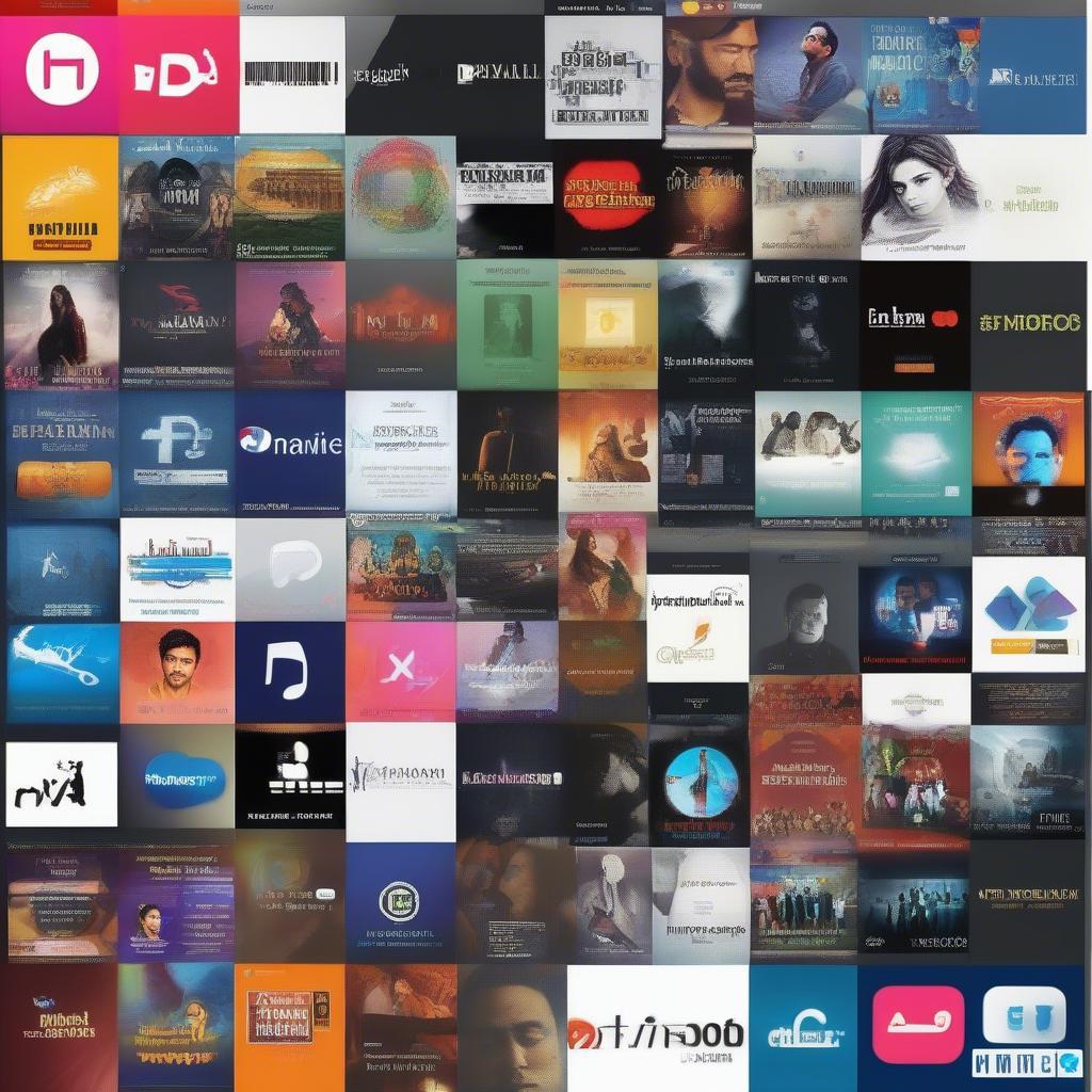 Different music streaming and download platforms logos, including Spotify, Apple Music, Amazon Music, and Gaana.