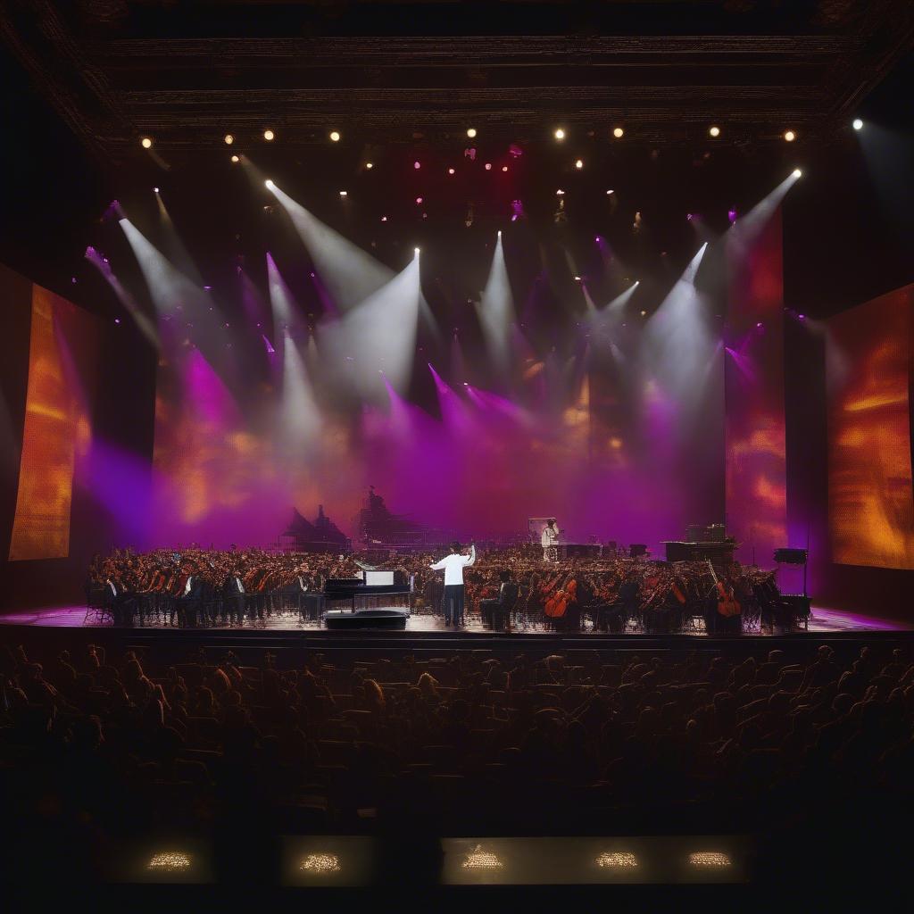 AR Rahman performing live on stage