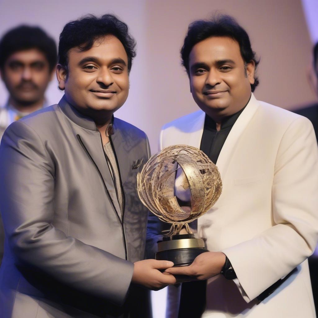 AR Rahman Receiving an Award