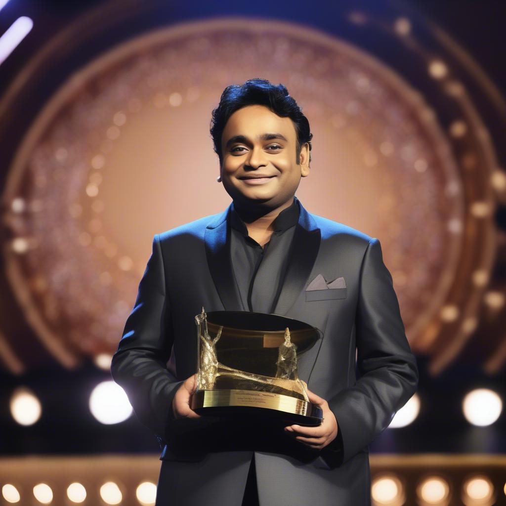 AR Rahman Receiving an Award