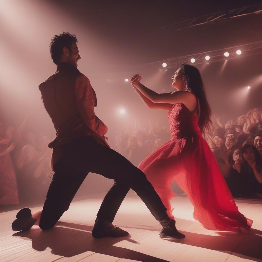 Arash and Helena Performing Live on Stage