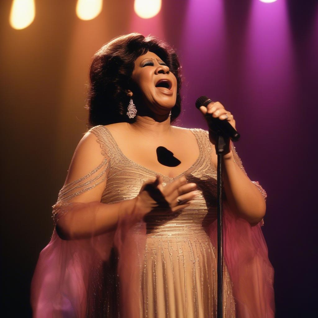 Aretha Franklin performing I Say a Little Prayer