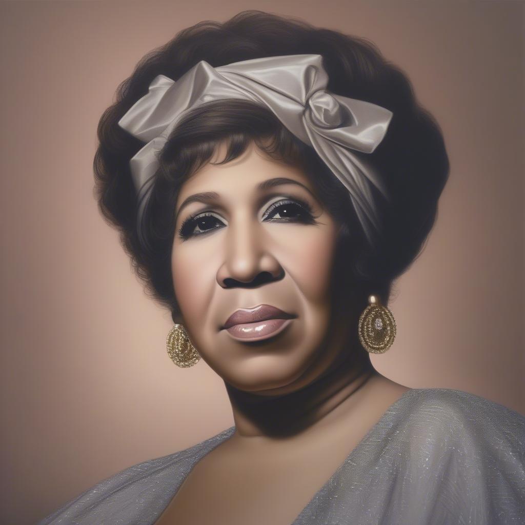 Aretha Franklin Natural Woman Portrait