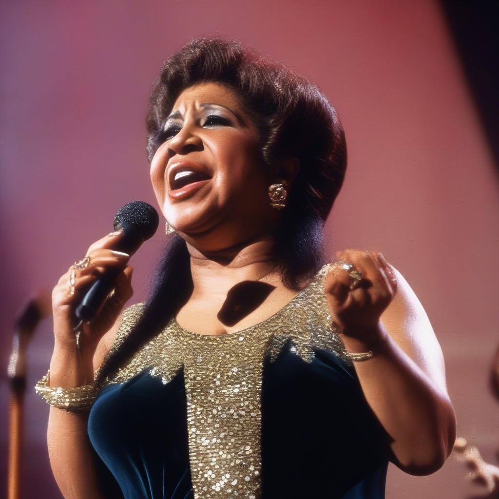 Aretha Franklin Performing "Respect"