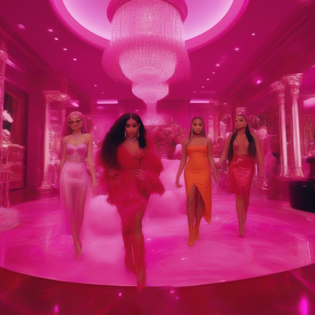 Ariana Grande and Friends in "7 Rings"