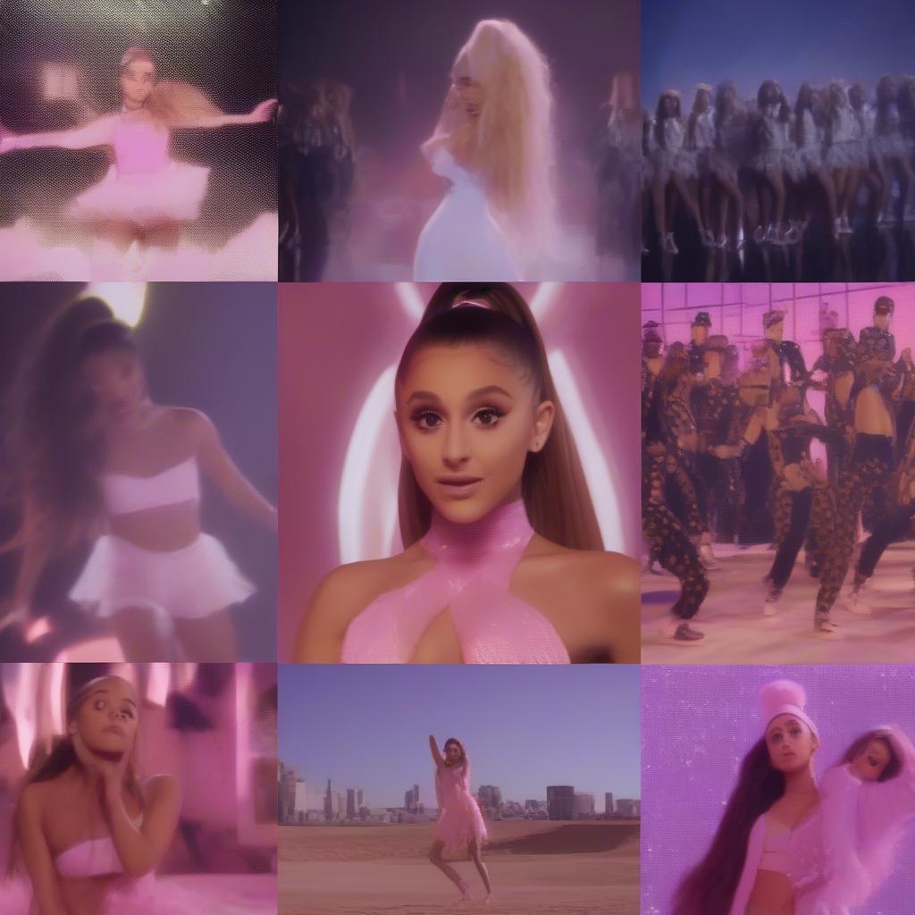 Ariana Grande in her Music Videos