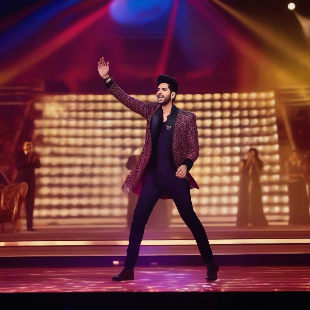 Armaan Malik performing on stage