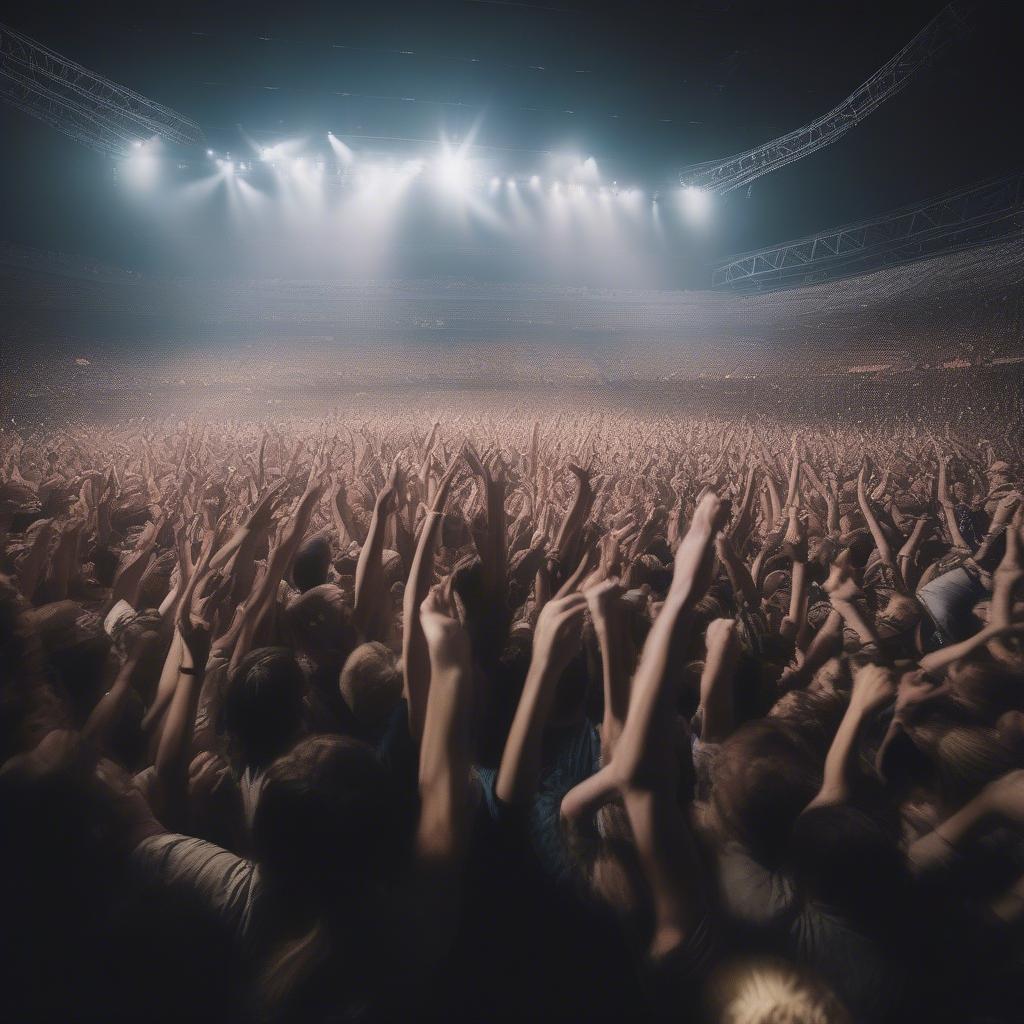 Armin van Buuren's fans enjoying his music at a concert